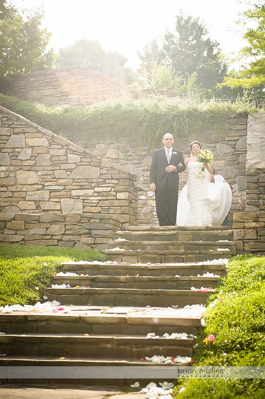 wedding at the NC Arboretum
