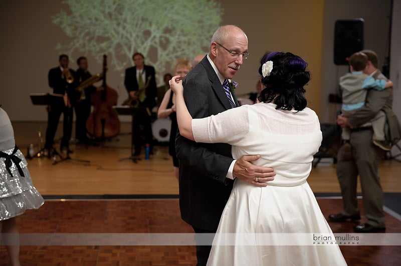 bride dancing with father