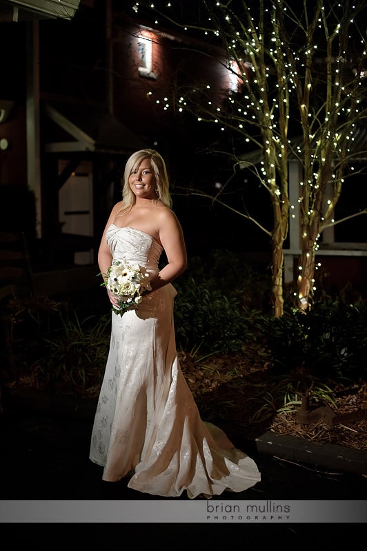 bridal portrait at angus barn