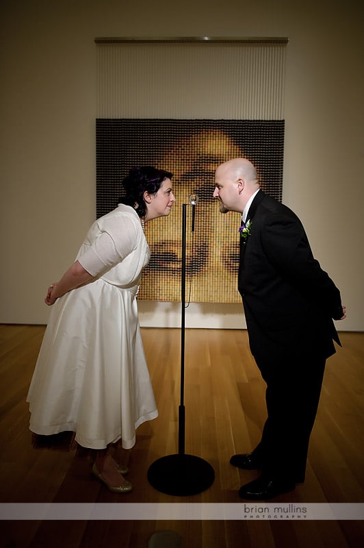 wedding at nc museum of art