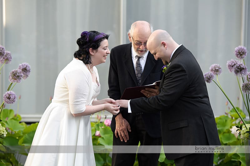 NC museum of art wedding ceremony