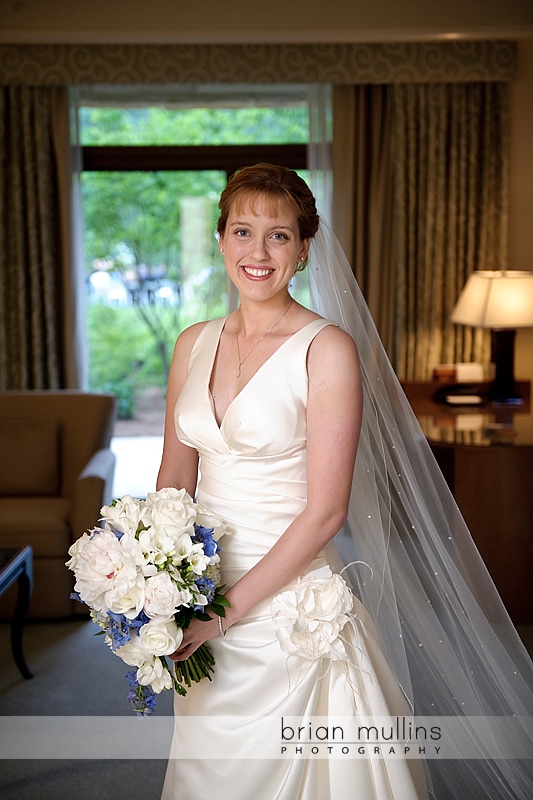 bridal portrait before umstead wedding