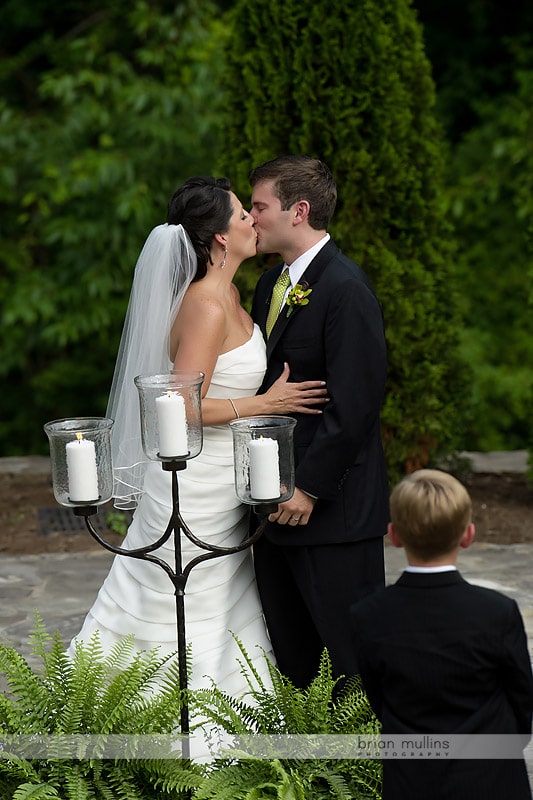 wedding at the NC Arboretum in Asheville