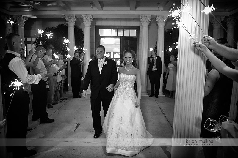 wedding sparkler exit