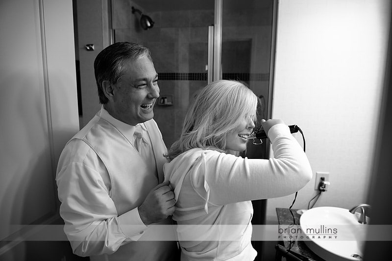 bride getting ready