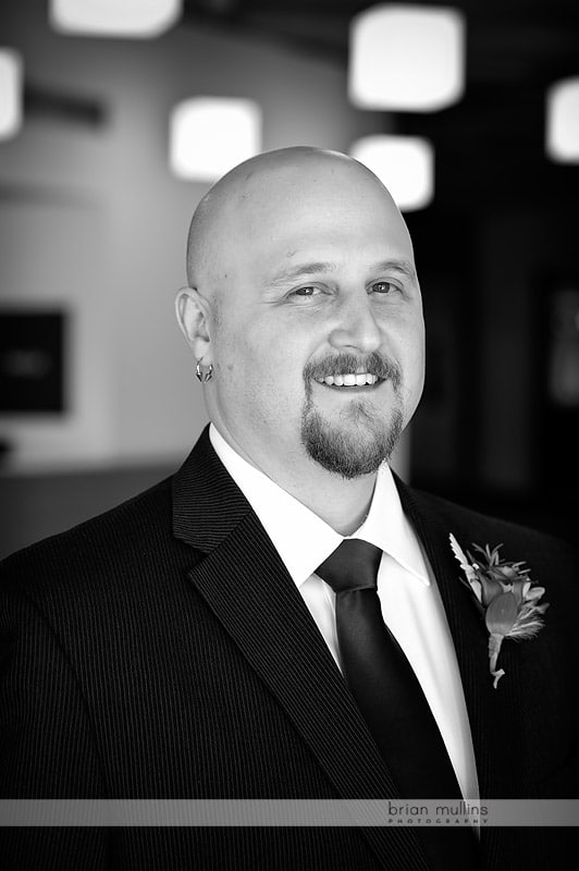 grooms wedding portrait