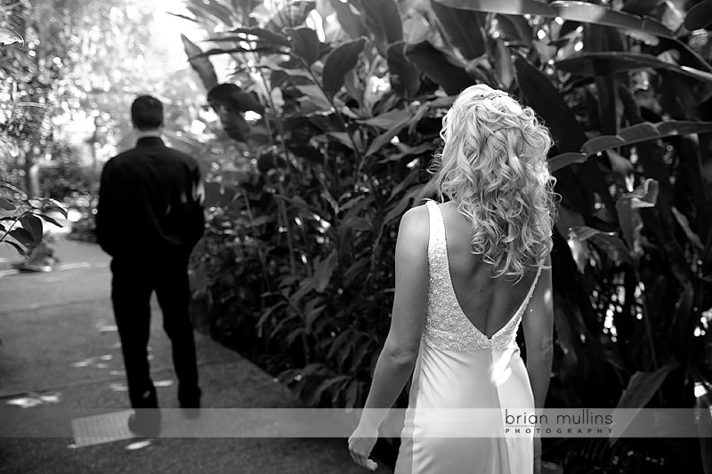 bride sees groom before the wedding