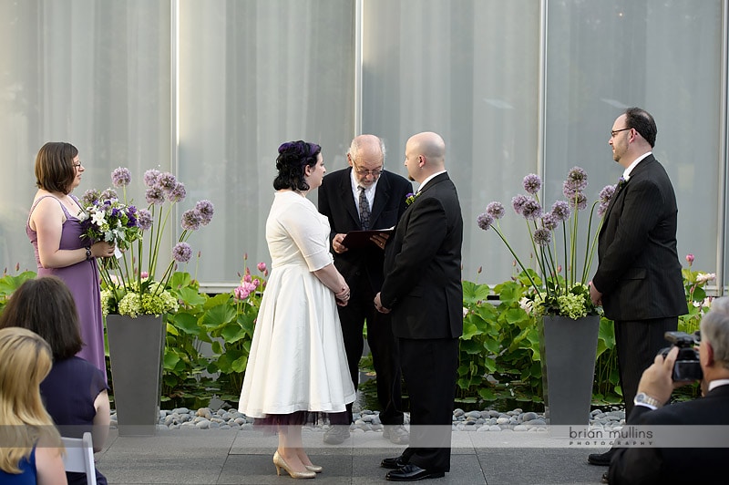 nc art museum courtyard wedding