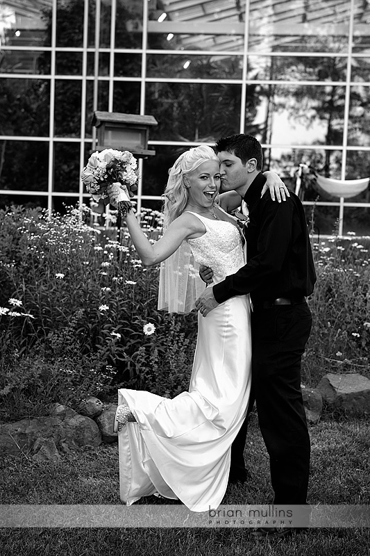 bride and groom portrait