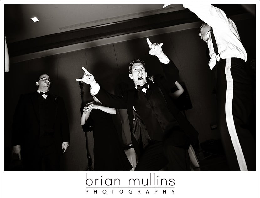 Dancing at the reception - Umstead Hotel