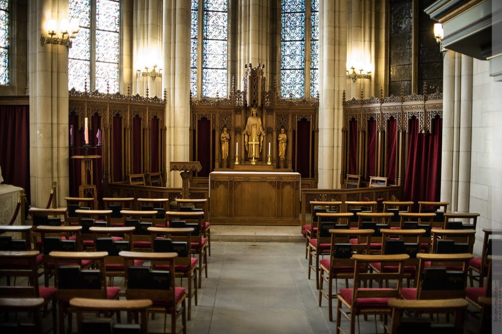 memorial hall inside duke chapel