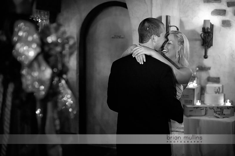 first dance at angus barn wedding