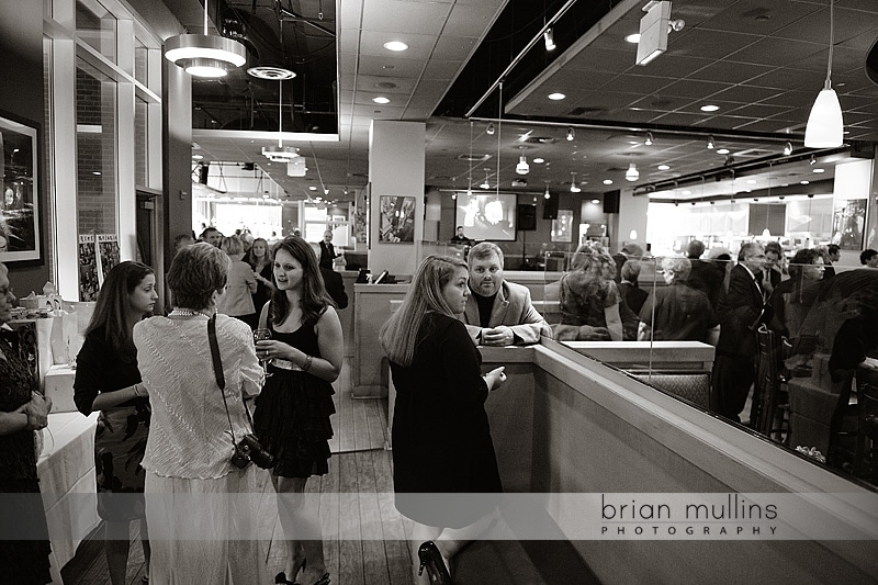 Wedding reception photography at Bogarts in Raleigh NC