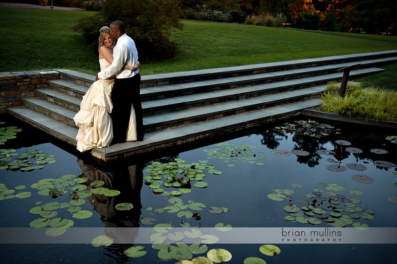 duke garden ampitheatre wedding photos