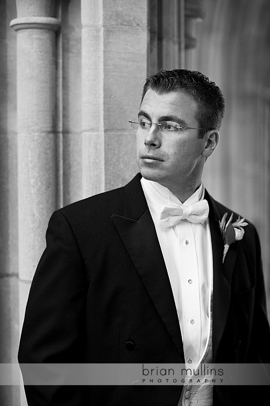 groom wedding portrait