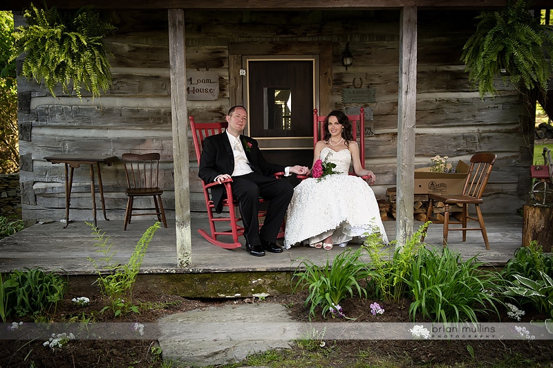 mast farm inn wedding picture