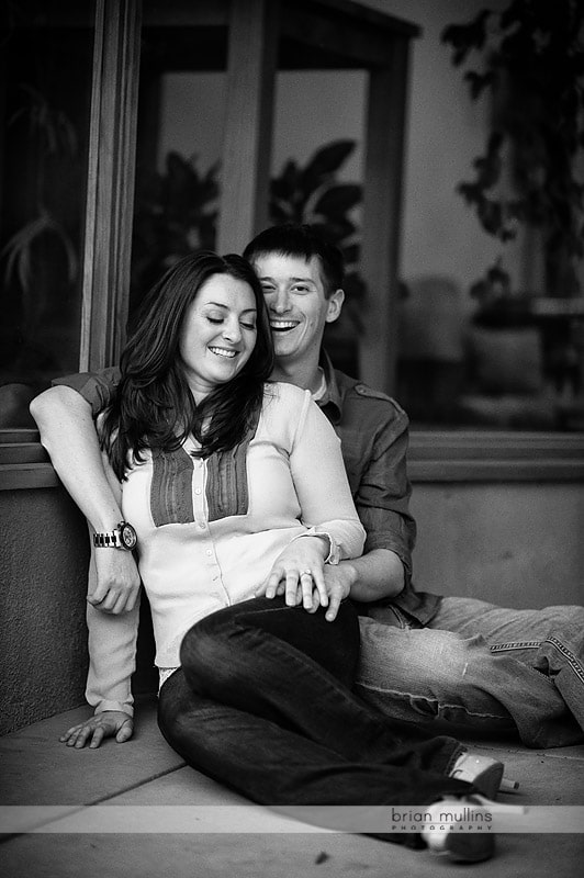 downtown durham engagment session