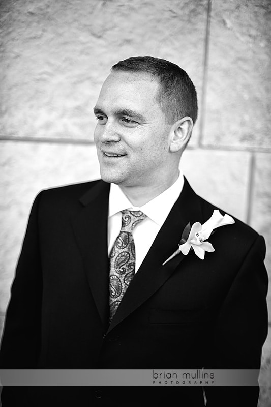 Umstead hotel wedding groom portrait