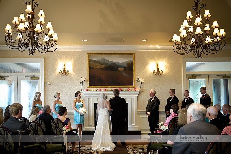 indoor wedding ceremony