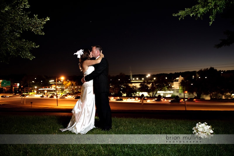 night wedding photography