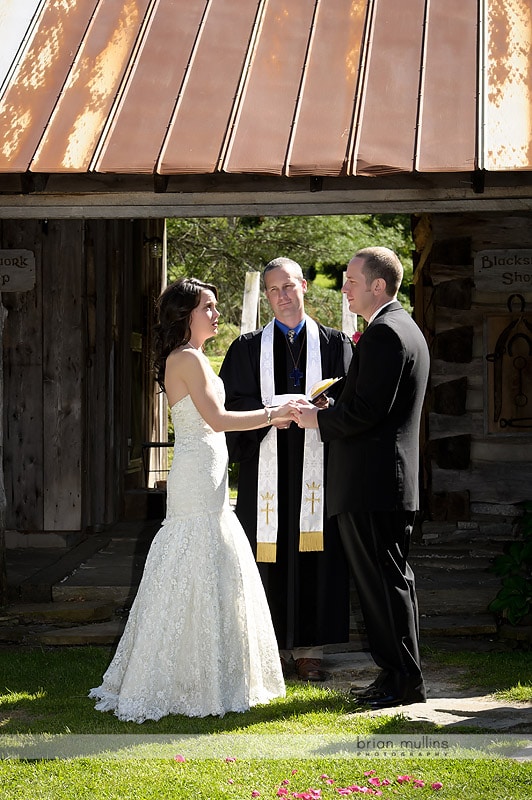 wedding at the mast farm inn