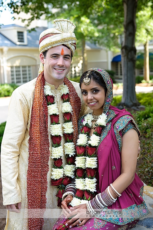 washington duke inn wedding portrait