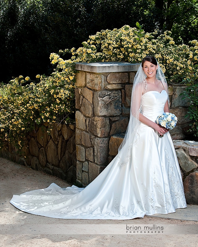 bridal portrait at duke gardens