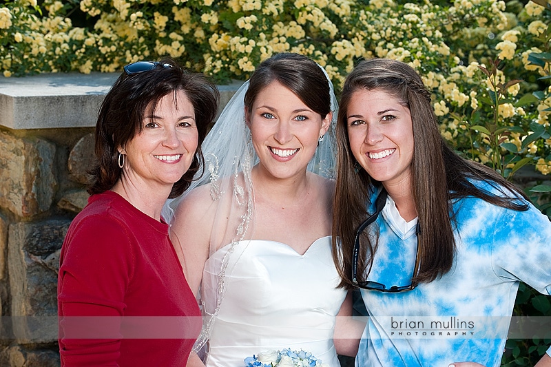 family portrait at Duke Gardens