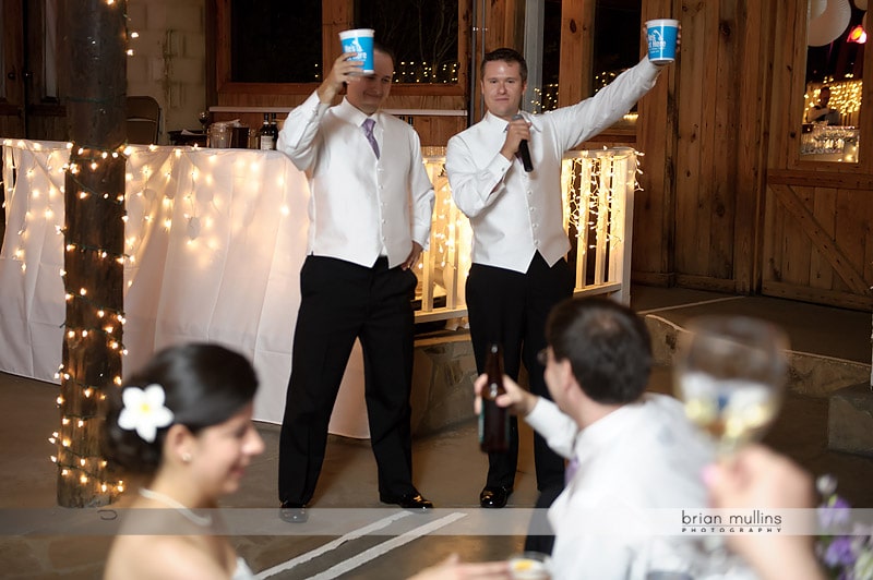 wedding toast to bride and groom