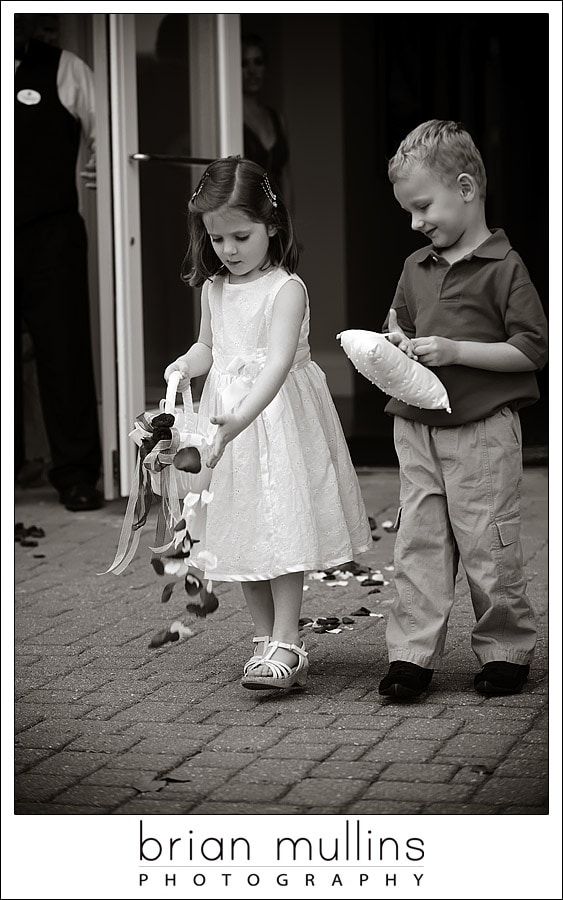 flower girl and ring bearer