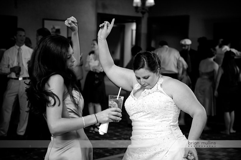 bride dancing at wedding reception