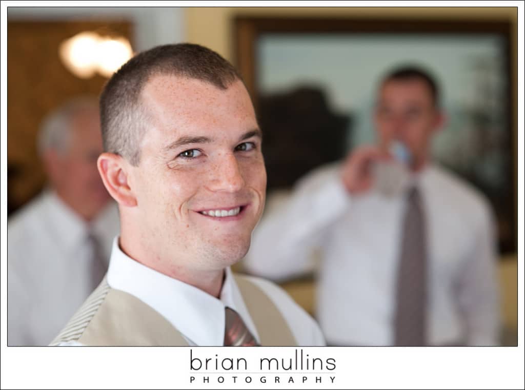 Groom on his wedding day - Raleigh Wedding Photography