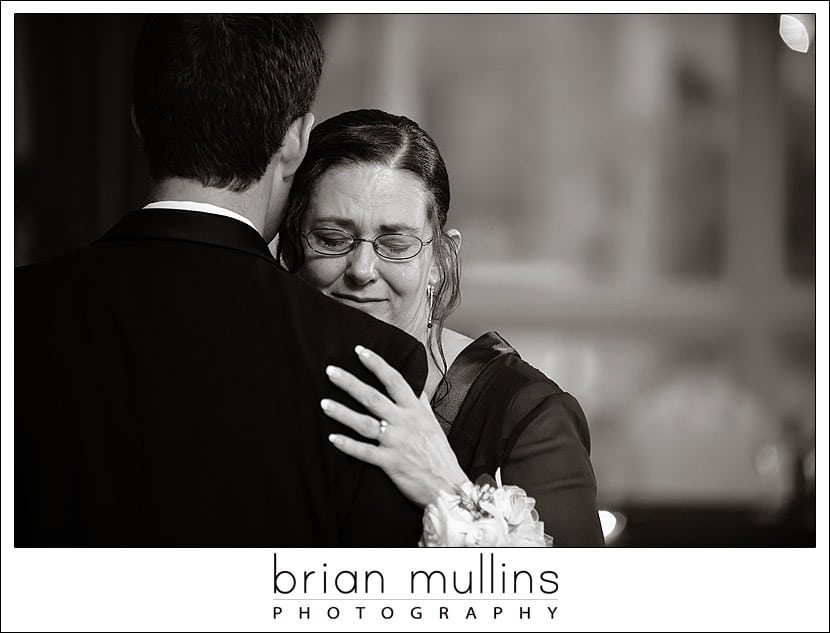 mother and son dance after the wedding