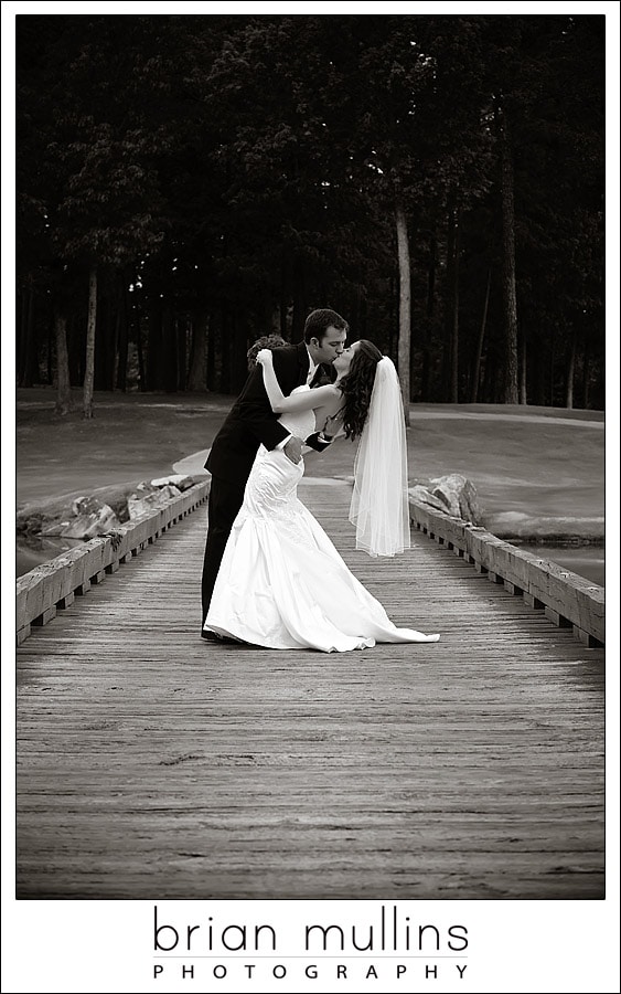 iconic wedding photograph - Governors Club - Chapel Hill NC