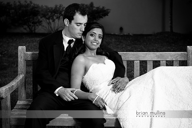 wedding portrait at washington duke inn