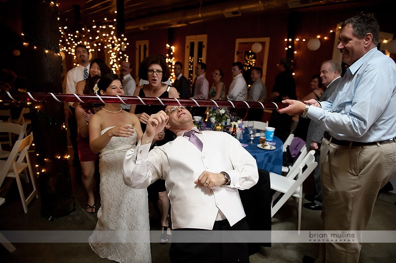 wedding limbo dance