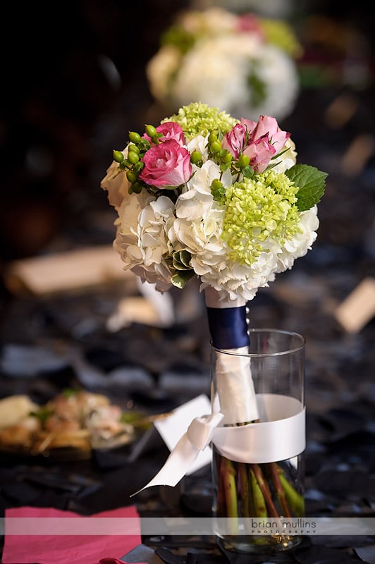 pink rose bridal bouquet