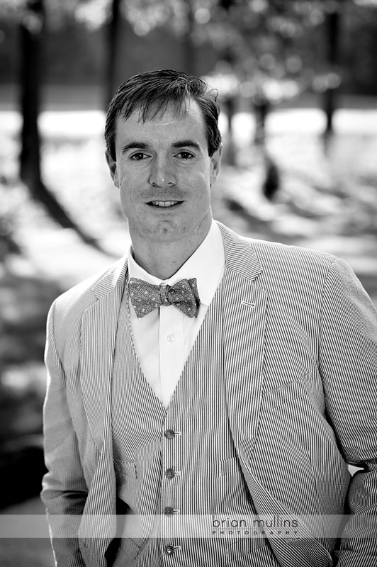 groom portrait at Angus Barn Pavilion