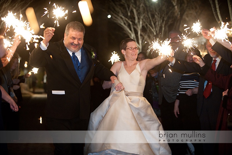 wedding sparkler exit