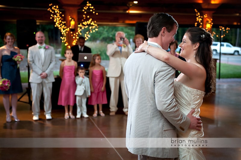 first dance at angus barn pavilion