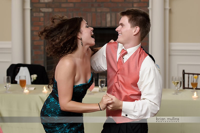 fun wedding reception picture