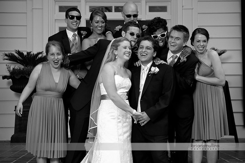 fun wedding photos