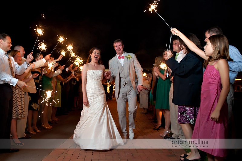 sparkler wedding exit