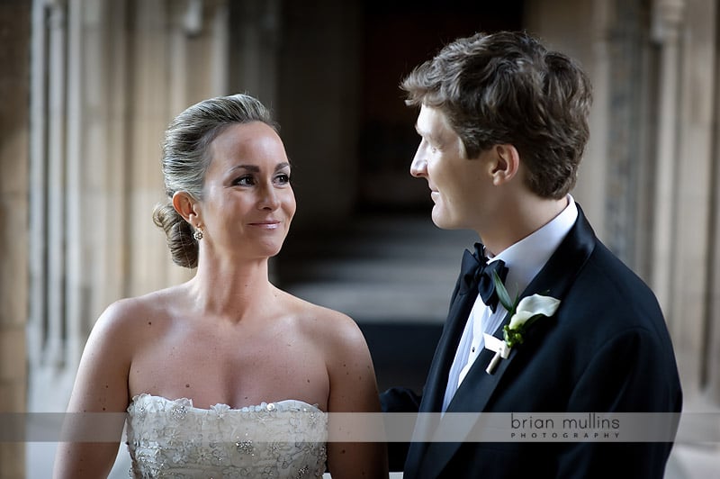 bride & groom see each other before wedding