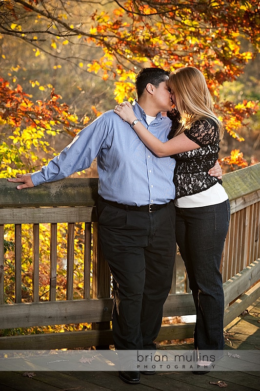 Fall engagement session in Raleigh