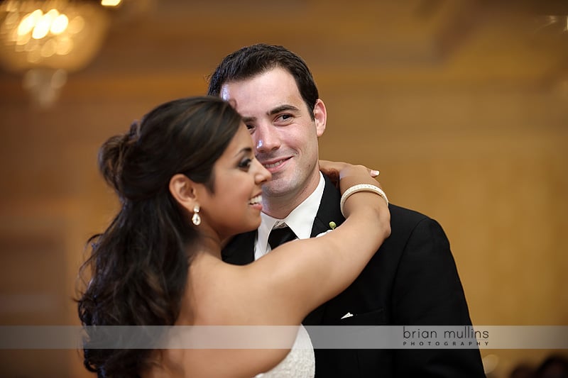 1st dance at wedding reception