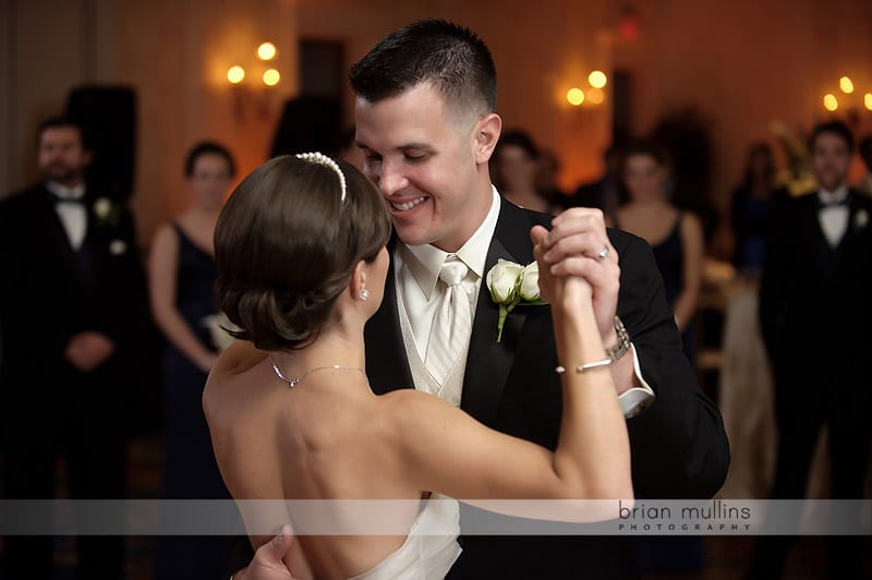 bride and grooms first wedding dance