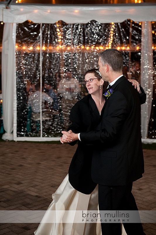 bride dancing at her wedding reception