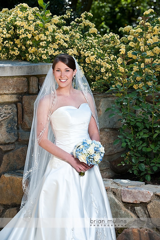 bridal portraits at duke gardens