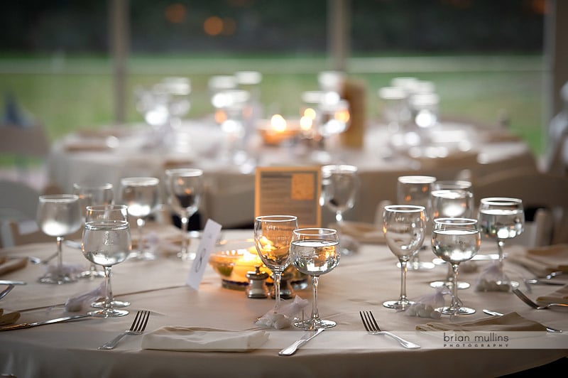 fearrington village wedding reception table